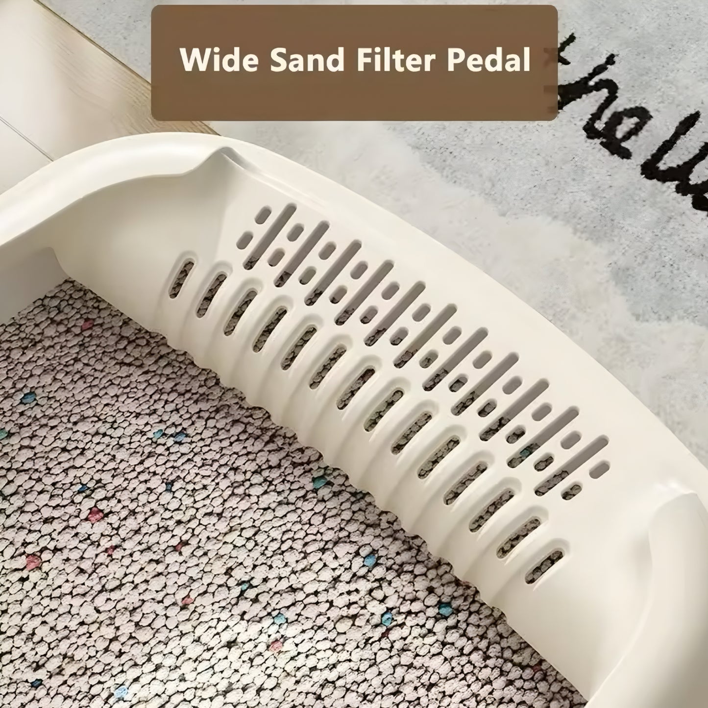 Semi-Closed Litter Box for Pets